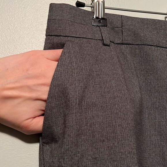 Banana Republic Women's Brown Martin Fit Straight Leg Trouser Pants Size 6 Long - Picture 2 of 7